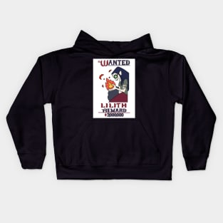 Lilith wanted poster ~ The Owl House Kids Hoodie